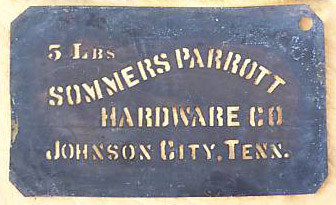 Summers-Parrott Hardware Johnson City, Tennessee