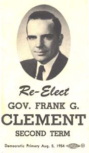 Frank Clement for Governor