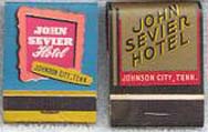 John Sevier Hotel Matchbooks